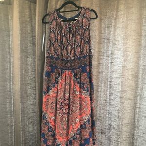 London Times boho Maxi dress
